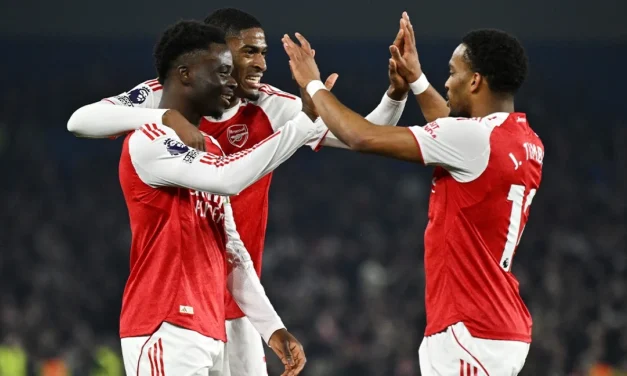 Arsenal Bungkam Brighton 1-0, Saka Jadi Penentu Kemenangan Dramatis!
