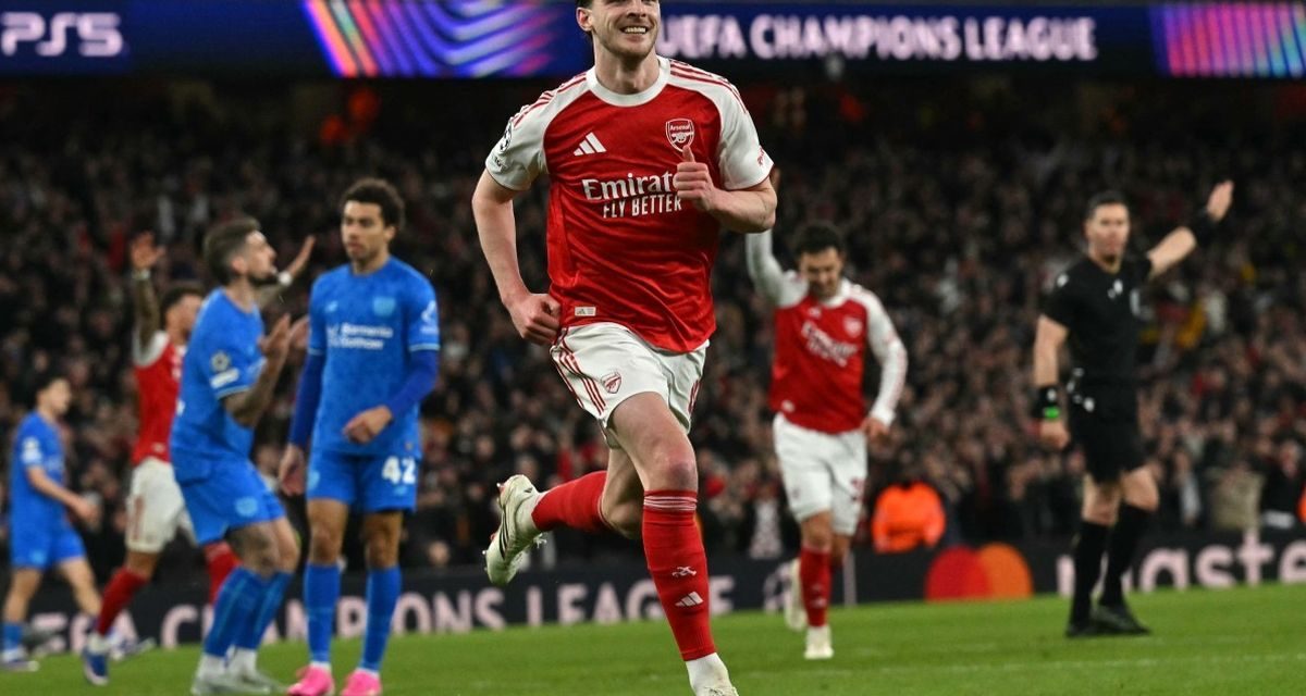 Peran Krusial Declan Rice Bawa Arsenal Singkirkan Leverkusen