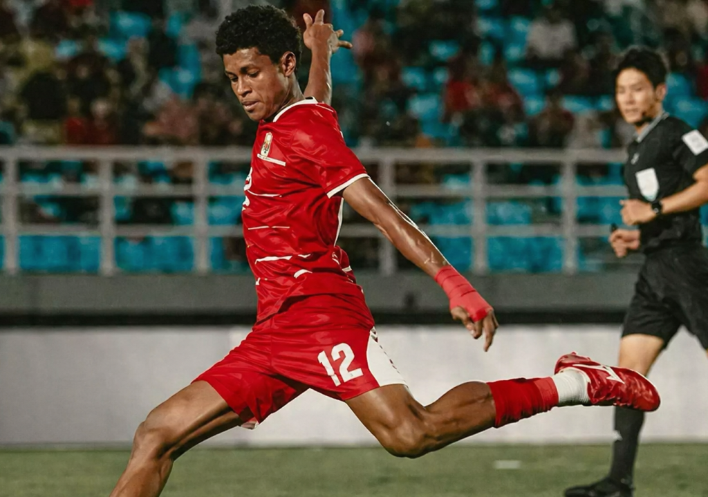 Pemain Timnas Indonesia U-17 menjalani latihan jelang Piala Asia U-17 2026