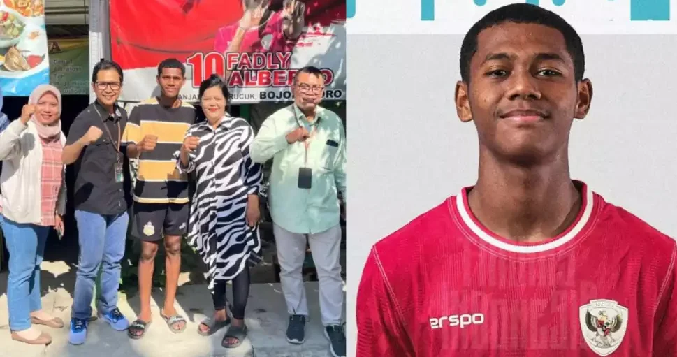 Fadly Alberto pemain muda Indonesia dengan latar belakang kehidupan sederhana