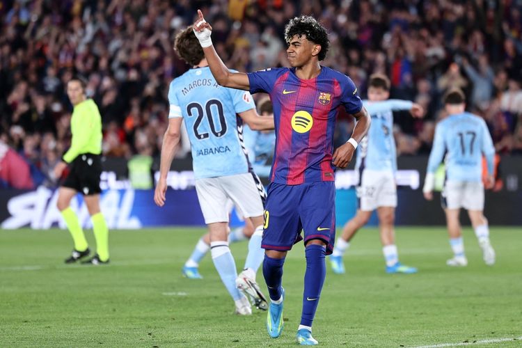 Barcelona vs Celta Vigo: Gol Lamine Yamal Bawa Kemenangan
