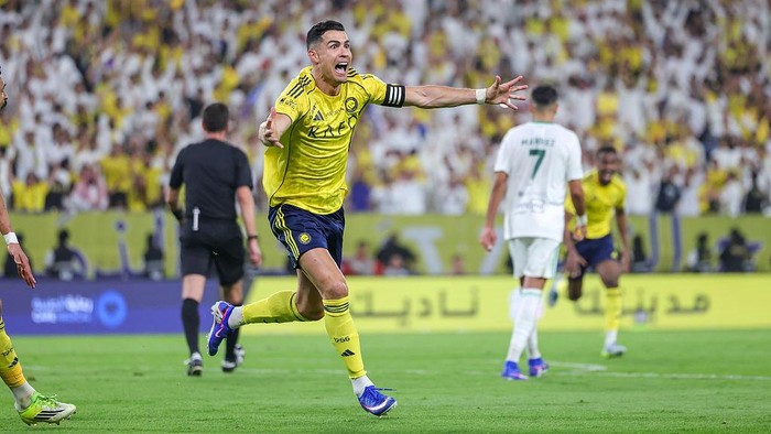 Al Nassr Dominasi Al Ahli 2-0, Ronaldo Penentu Kemenangan