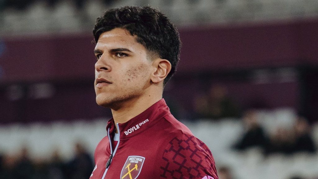 Gelandang West Ham United Mateus Fernandes