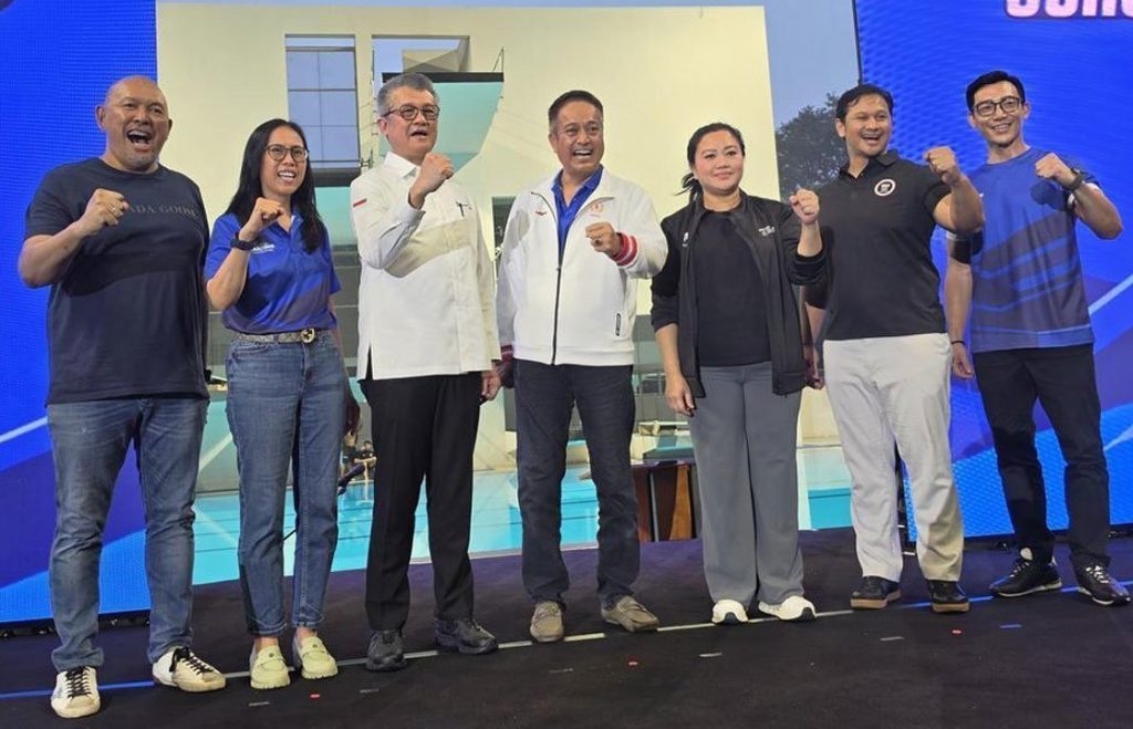 Atlet renang muda bertanding dalam Indonesia Short Course Emerging Series 2026 di Aquatik Stadium GBK Jakarta.