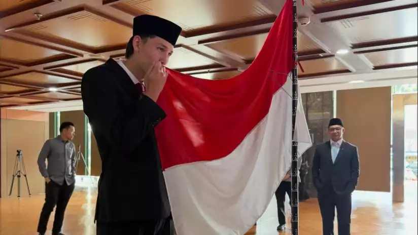 Mitchell Baker menjalani latihan bersama Timnas Indonesia menjelang Piala AFF 2026.