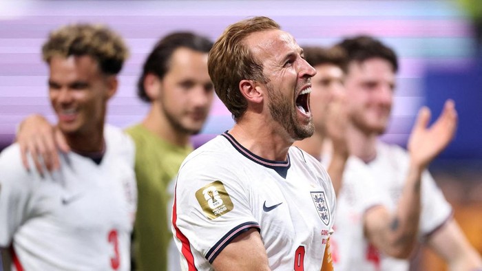 Selebrasi pemain Inggris, Belgia, dan Amerika Serikat setelah memastikan tiket ke babak 16 besar Piala Dunia 2026.