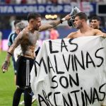 Spanduk Malvinas Warnai Kemenangan Argentina atas Inggris