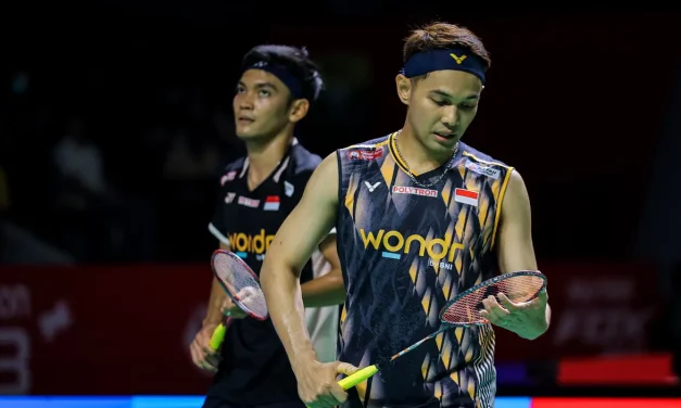 Fajar/Fikri Tembus 16 Besar Kejuaraan Dunia Bulutangkis 2026 Usai Tekuk Wakil Prancis