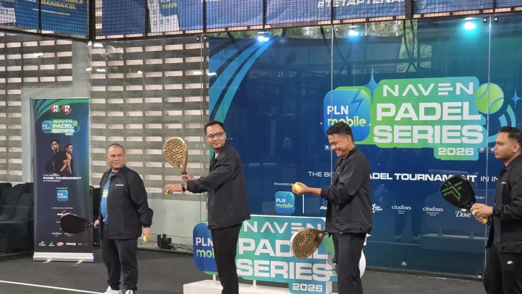Turnamen Naven Padel Series 2026 yang digelar di empat kota besar Indonesia