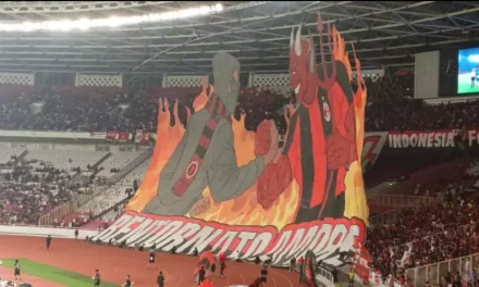 Tifo Bentornato Amore Sambut AC Milan Kembali ke Indonesia Setelah 32 Tahun