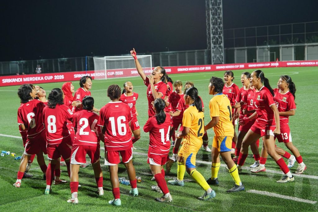 Pemain Garuda Pertiwi tampil di Srikandi Merdeka Cup 2026