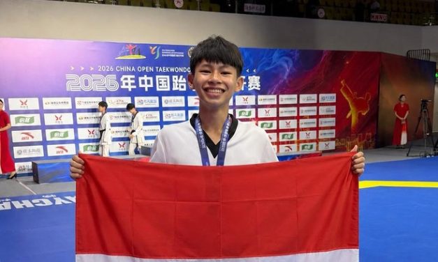 Giovano Gikey Mandagi Raih Perak di China Open Taekwondo Championship 2026
