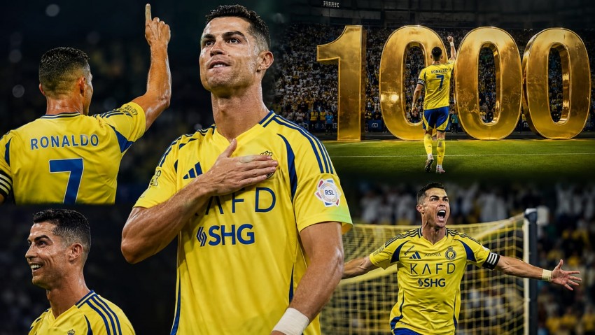 Cristiano Ronaldo menuju 1.000 gol sepanjang karier profesionalnya