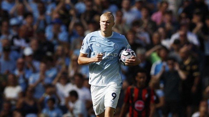 Erling Haaland gagal cetak gol