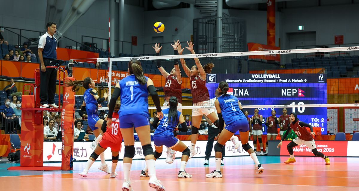 Timnas Voli Putri Indonesia Tekuk Nepal 3-0 di Asian Games 2026